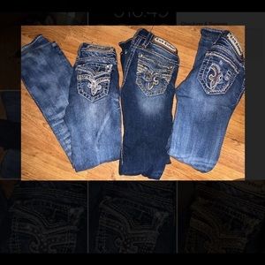 3 pair rock revivals lot